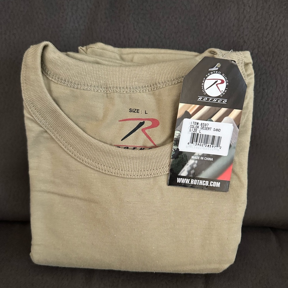 NWT Men’s long sleeve military shirt